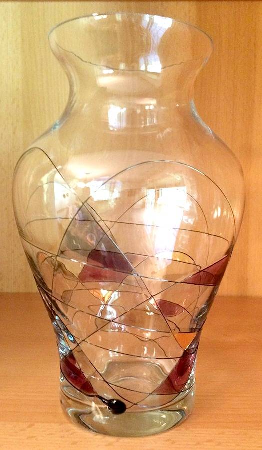 Milano 8" Flower Vase by Unknown Manufacturer-1
