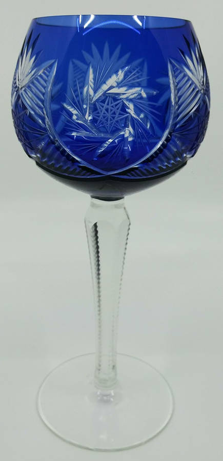 UNK12097 Cobalt Blue Hock Wine by Unknown Manufacturer-1