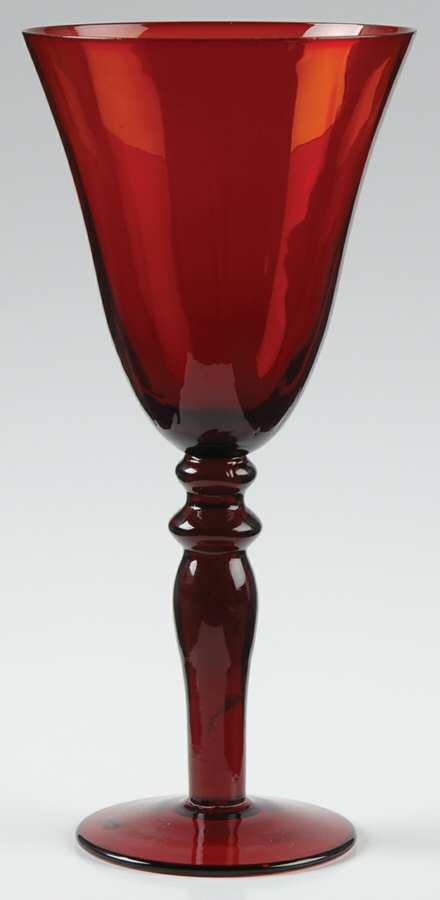 FIF9 Pigeon Blood Red Water Goblet by Fifth Avenue-1