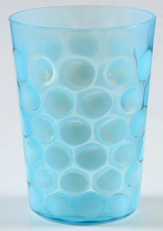 Blue Opalescent 8 Oz Flat Tumbler by Unknown Manufacturer-1