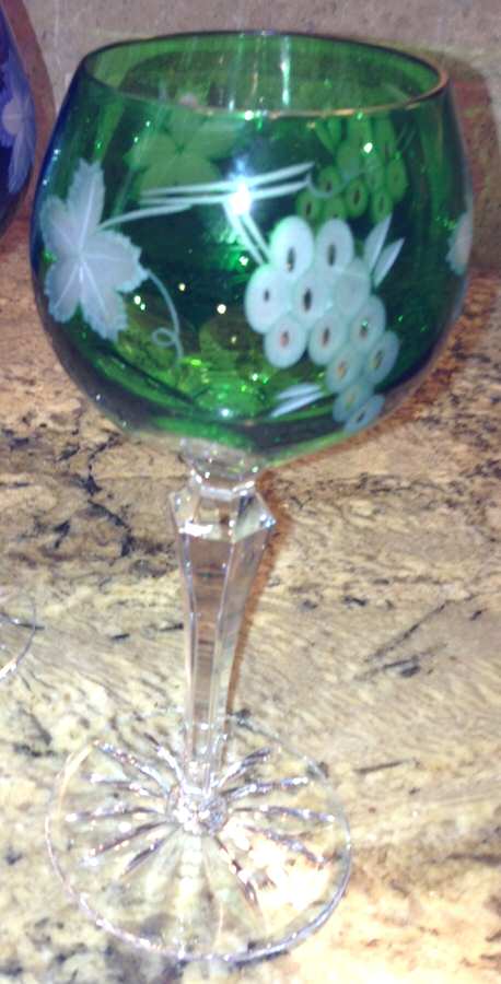 UNK12429 Emerald Green Hock Wine by Unknown Manufacturer-1