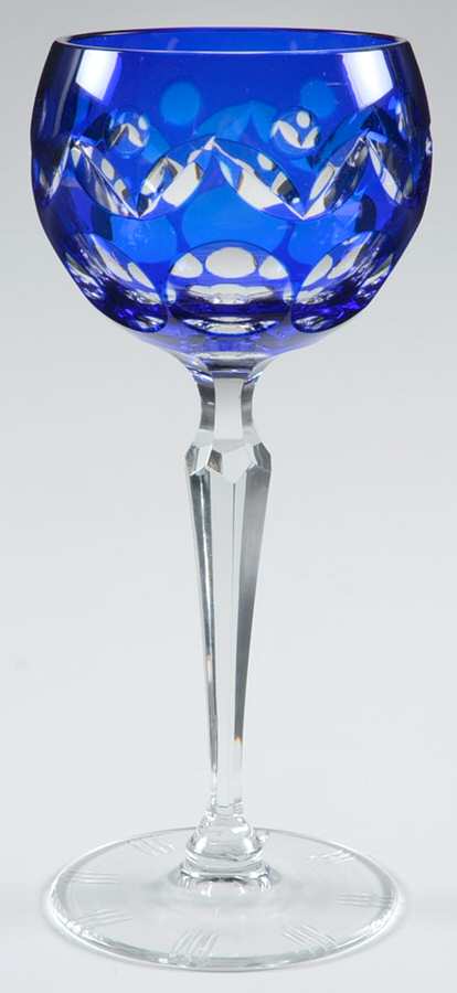 UNK12529 Cobalt Blue Hock Wine by Unknown Manufacturer-1