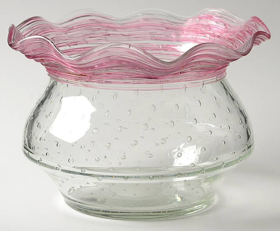 UNK14734 5" Crimped Vase by Unknown Manufacturer-1