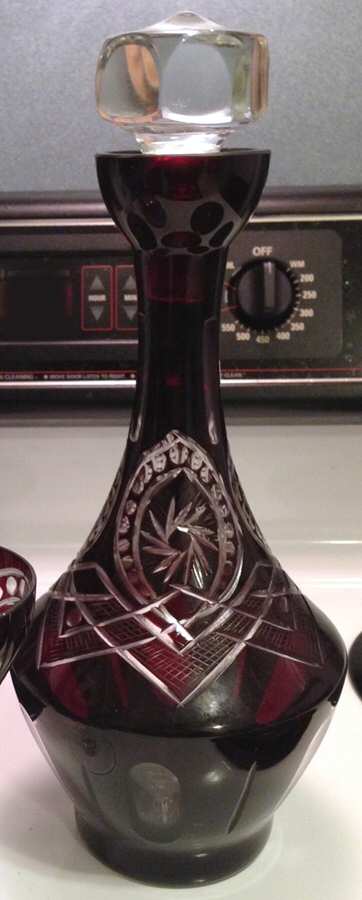 UNK12678 Decanter & Stopper by Unknown Manufacturer-1