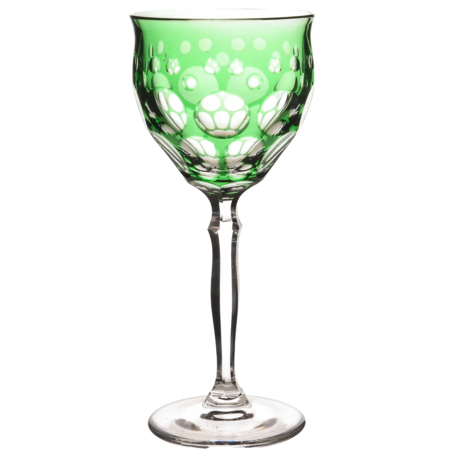 UNK12754 Green Water Goblet by Unknown Manufacturer-1