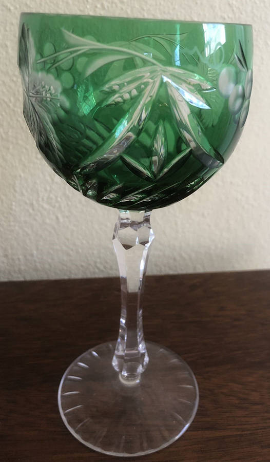 UNK12836 Emerald Green Hock Wine by Unknown Manufacturer-1