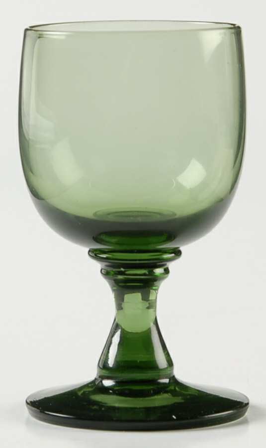 UNK839g (Olive Green) Cordial Glass by Unknown Manufacturer-1