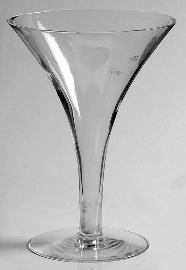 Hearts Tall Hollow Stem Champagne by Silver City-1