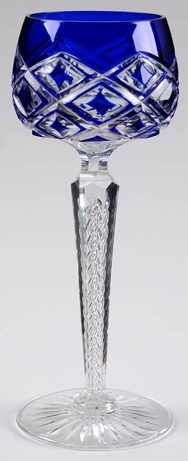 UNK13221 Cobalt Blue Hock Wine by Unknown Manufacturer-1