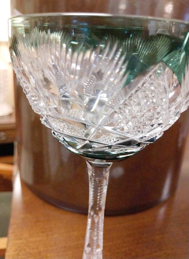 UNK12227-1 Emerald Green Hock Wine by Unknown Manufacturer-1