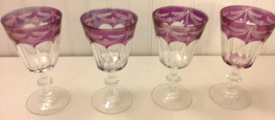 UNK13271 Ruby Water Goblet by Unknown Manufacturer-1