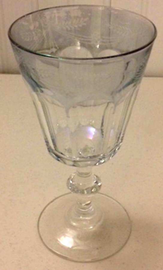 UNK13271 Blue Water Goblet by Unknown Manufacturer-1