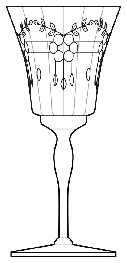 UNK13389 Water Goblet by Unknown Manufacturer-1