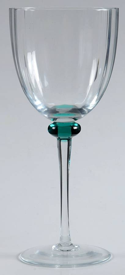 UNK1561 Green Water Goblet by Unknown Manufacturer-1