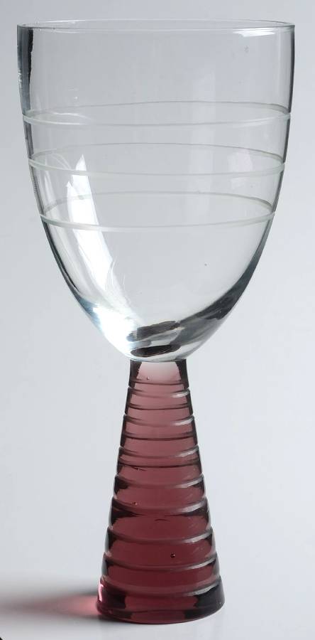 UNK14067 Amethyst Water Goblet by Unknown Manufacturer-1