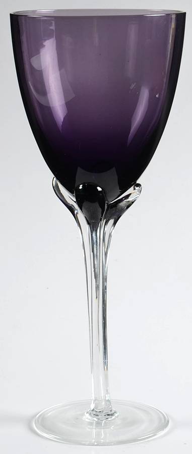 UNK1594 Purple Water Goblet by Unknown Manufacturer-1