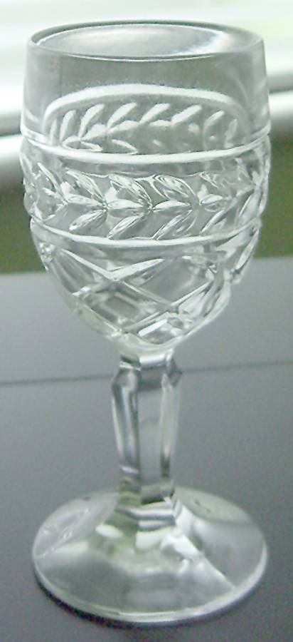 UNK10209 Clear Cordial Glass by Unknown Manufacturer-1