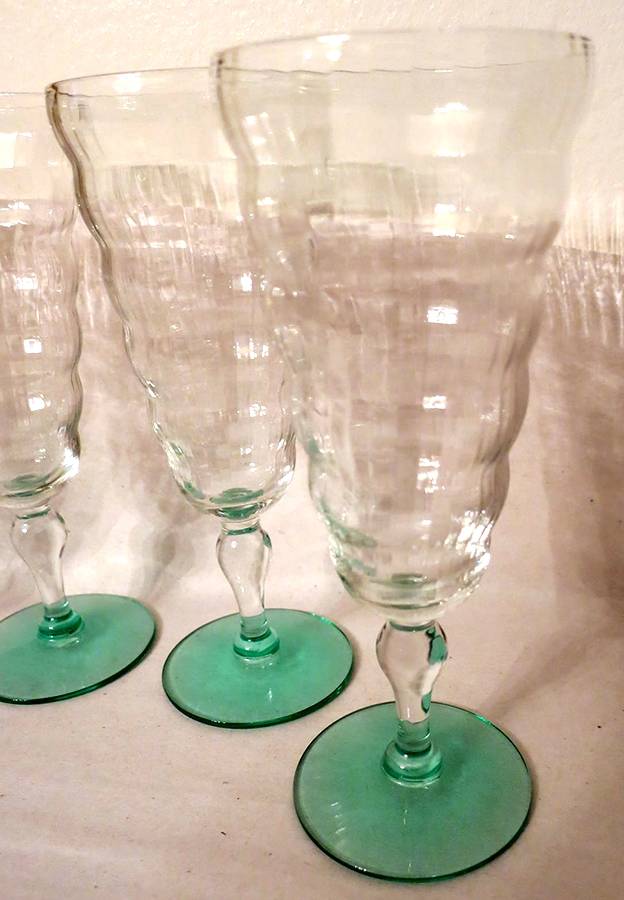 Cambodia Clear and Aqua Parfait by Utility Glass-1