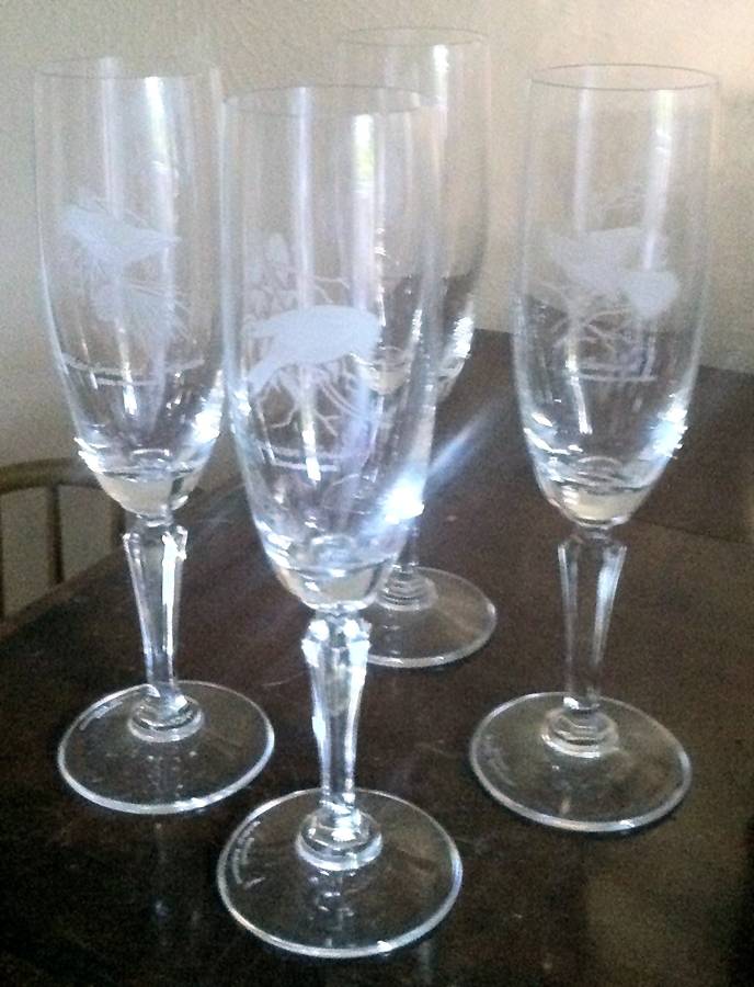 Nat"L Wildlife Federation Fluted Champagne by Unknown Manufacturer-1