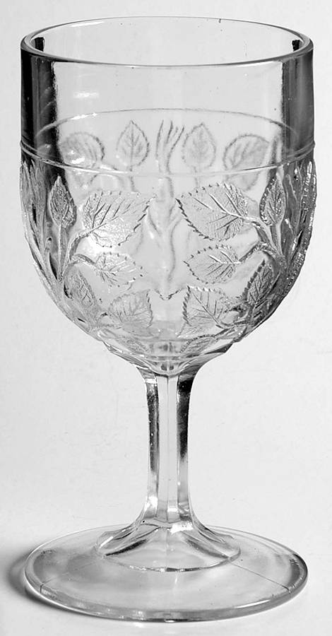 Rose Leaves Water Goblet by Unknown Manufacturer-1