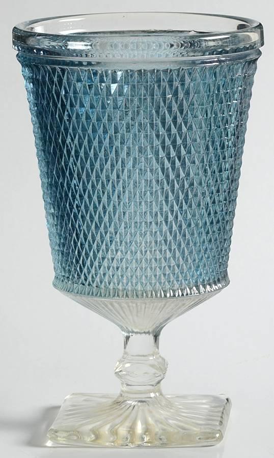 UNK6888 Blue Water Goblet by Unknown Manufacturer-1