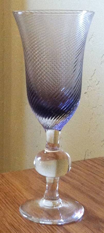 UNK2829 Amethyst Water Goblet by Unknown Manufacturer-1