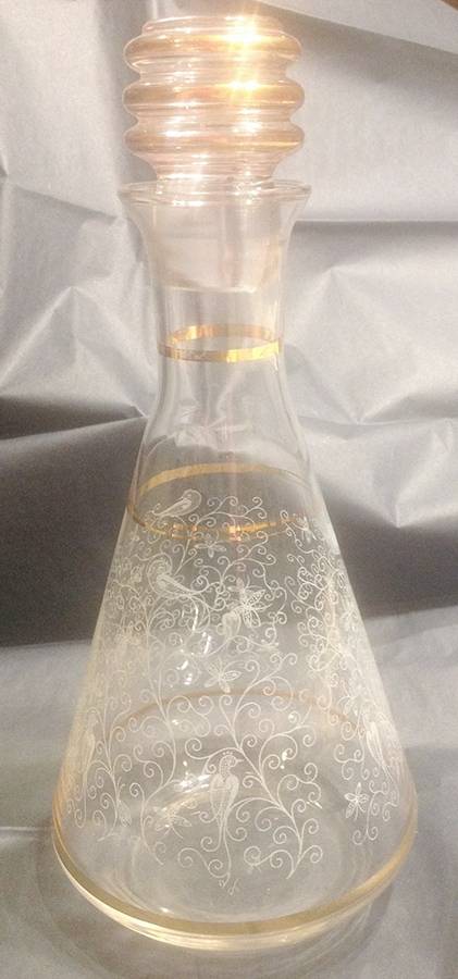 UNK15297 Cordial Decanter & Stopper by Unknown Manufacturer-1