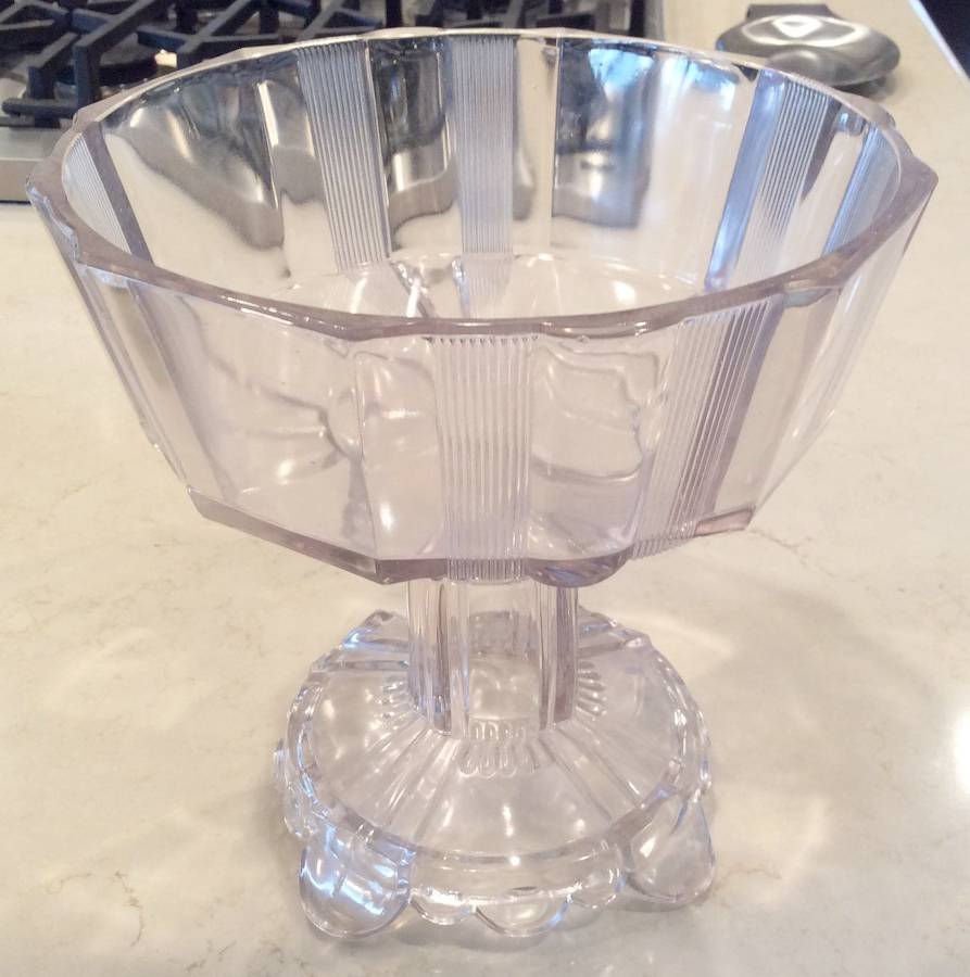 Clear Ribbon Compote No Lid by Adams & Co-1