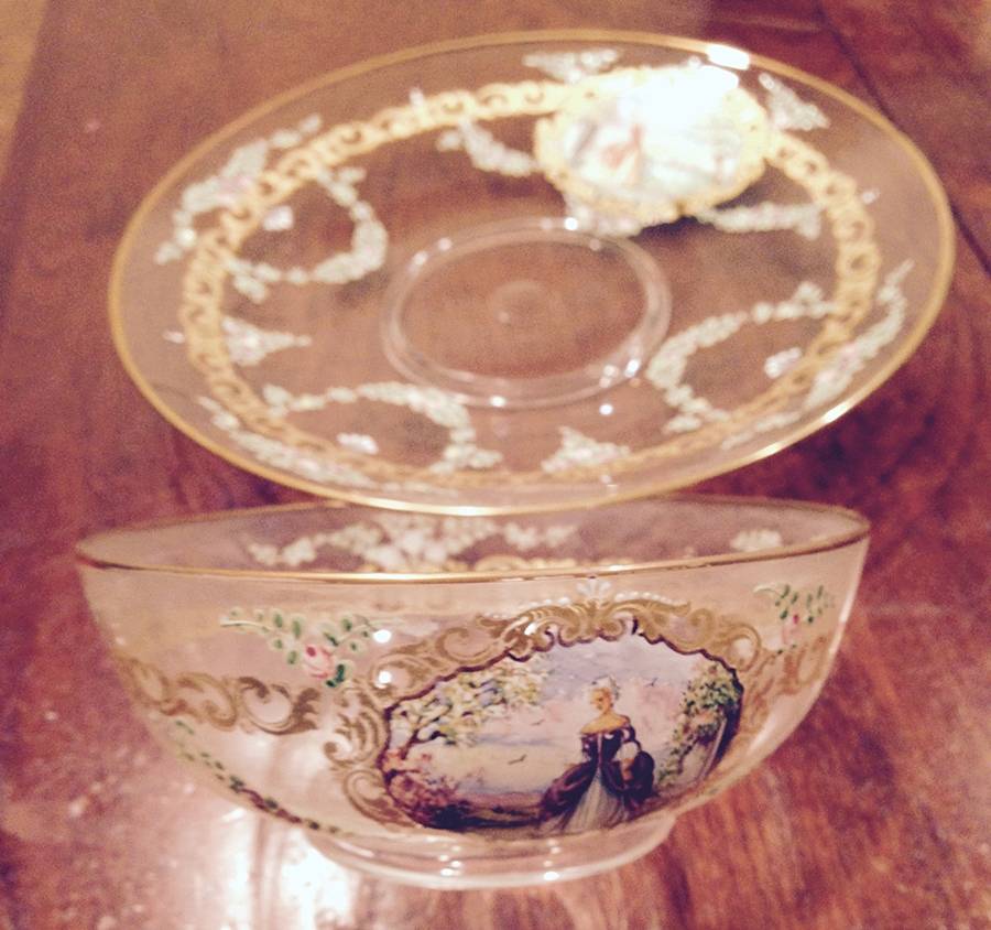 UNK16016 Finger Bowl & Underplate by Unknown Manufacturer-1
