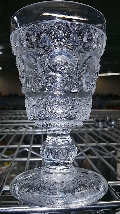 UNK3818 Clear Water Goblet by Unknown Manufacturer-1