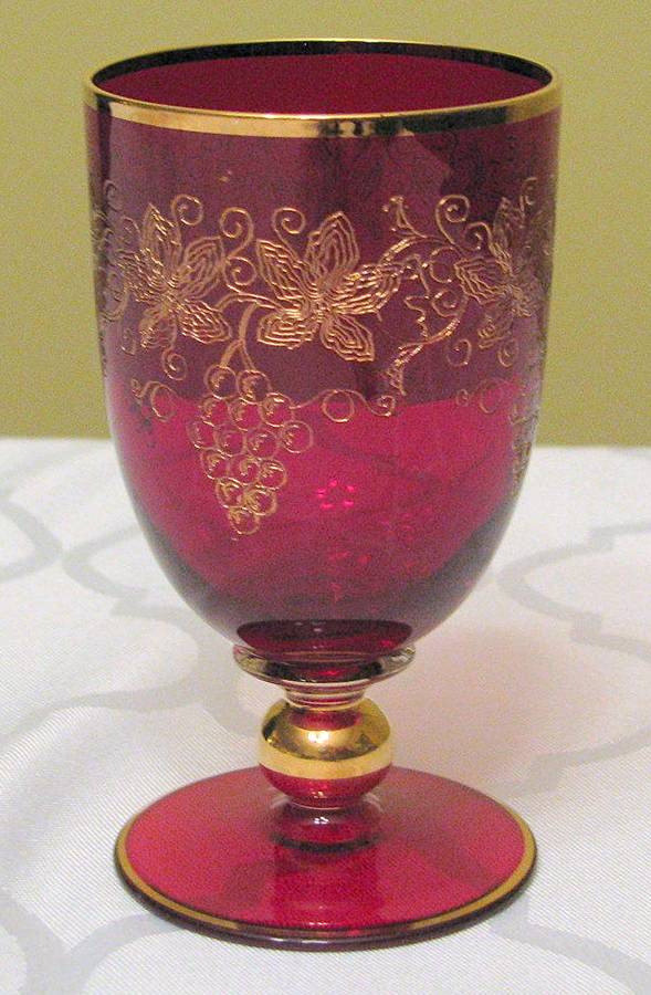UNK18167 Footed Tumbler by Unknown Manufacturer-1