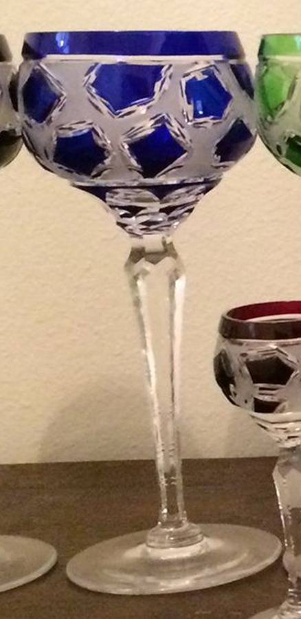 UNK18215 Cobalt Blue Hock Wine by Unknown Manufacturer-1