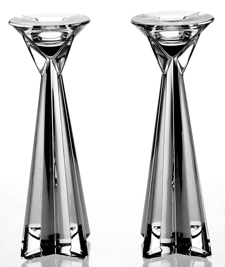 UNK16755 (Set of 2) 8" Single Candlestick by Unknown Manufacturer-1