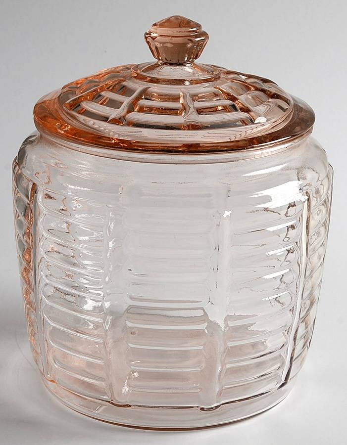 UNK18265 Cookie Jar & Lid by Unknown Manufacturer-1