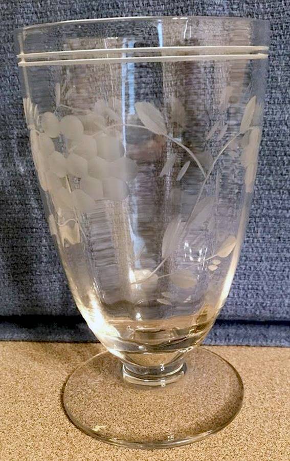 UNK1022-2 Footed Tumbler by Unknown Manufacturer-1