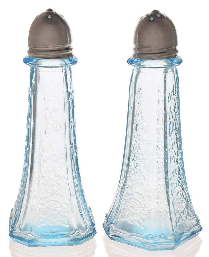 Mayfair -Various Colors(Reprouction) Shaker Set with Metal Lids by Unknown Manufacturer-1