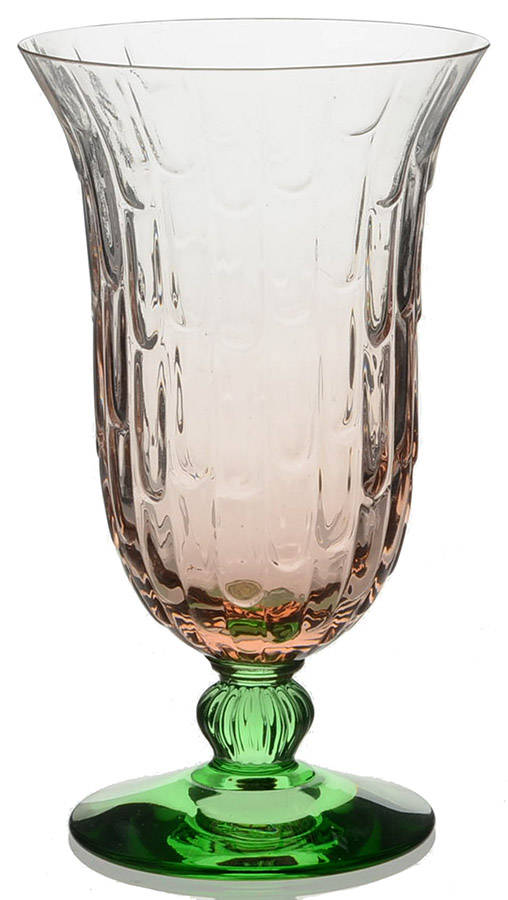 Welker Drape (Pink-Green) Iced Tea by Heisey-1