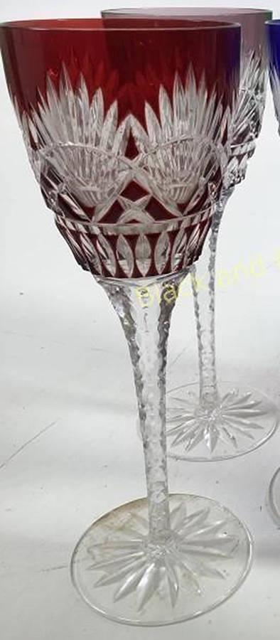 UNK19335 (Various Colored Bowls) Ruby Wine by Unknown Manufacturer-1