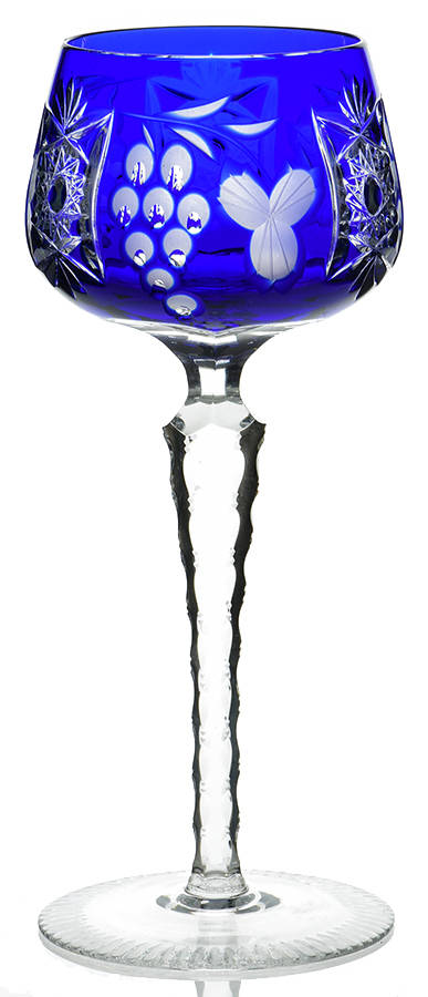 UNK19368 Cobalt Blue Hock Wine by Unknown Manufacturer-1