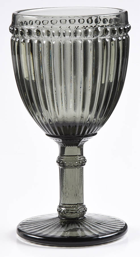 Mona Smoke (Grey) Water Goblet by Unknown Manufacturer-1
