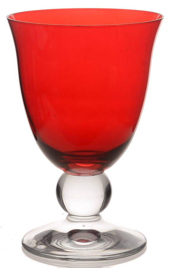 Holiday Gems Ruby Water Goblet by Lenox-1