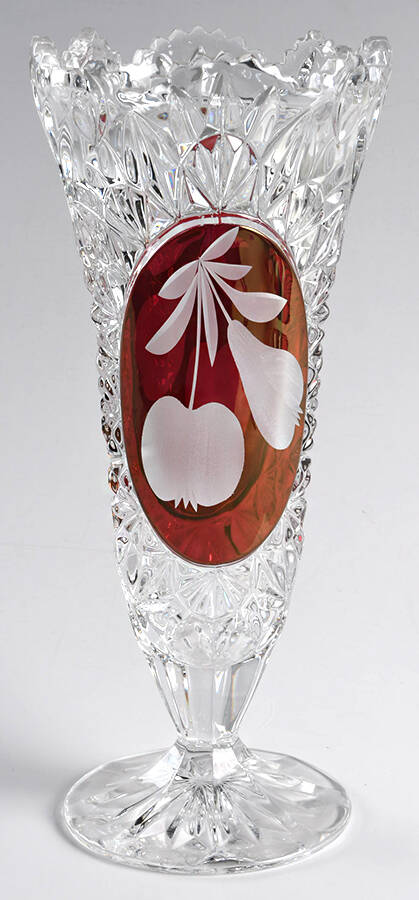 UNK20076 10" Straight Vase by Unknown Manufacturer-1