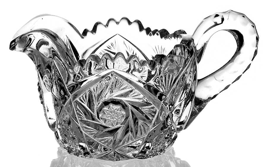 Artcut Creamer by US Glass-1