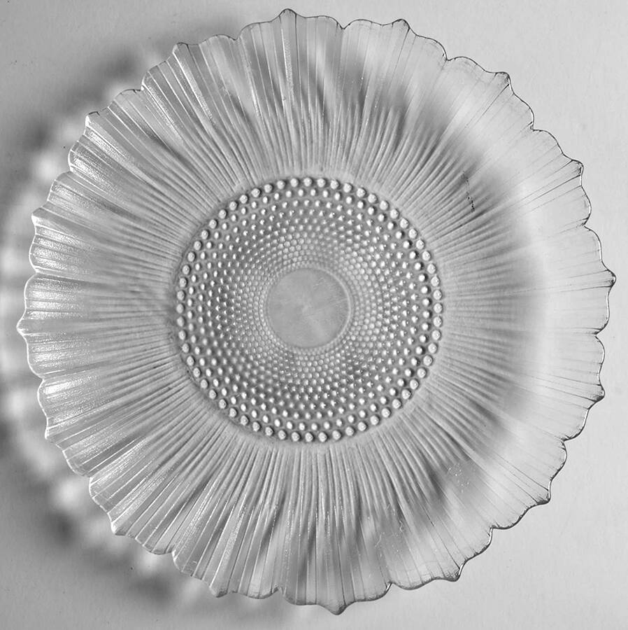 Floral Bouquet Luncheon Plate by Cristal D'Arques - Durand-1