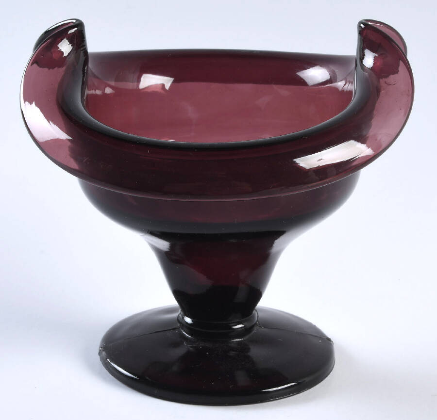 Art Glass 4" Bowl Vase by Unknown Manufacturer-1