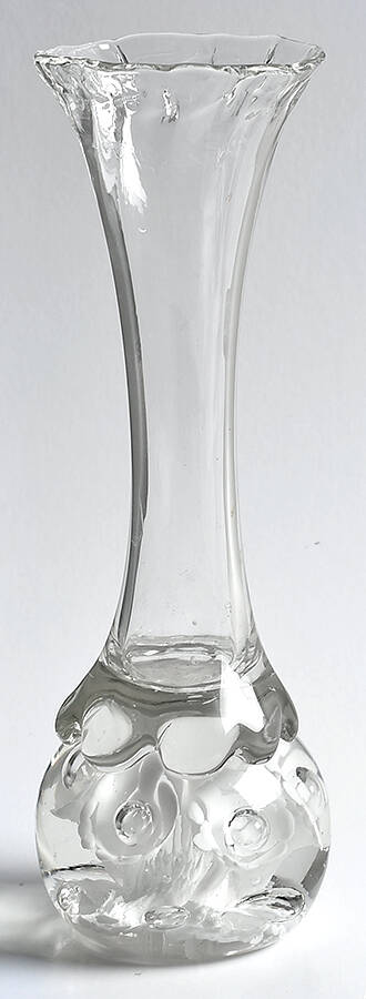 Art Glass 10" Bud Vase by Unknown Manufacturer-1