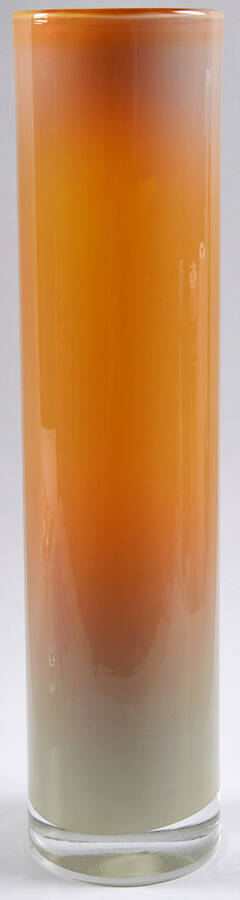 Art Glass 16" Flower Vase by Unknown Manufacturer-1