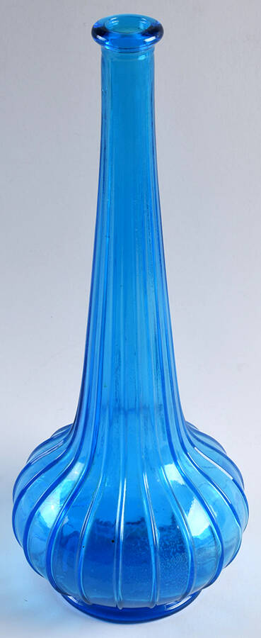 Art Glass 15" Flower Vase by Unknown Manufacturer-1