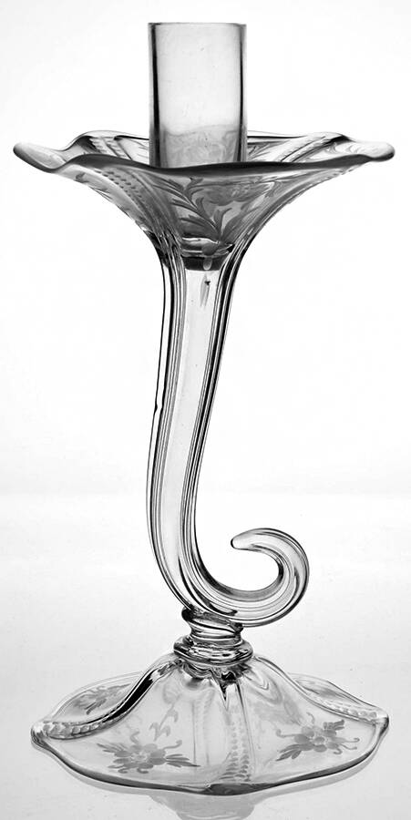 UNK20107 9" Single Light Candlestick by Unknown Manufacturer-1