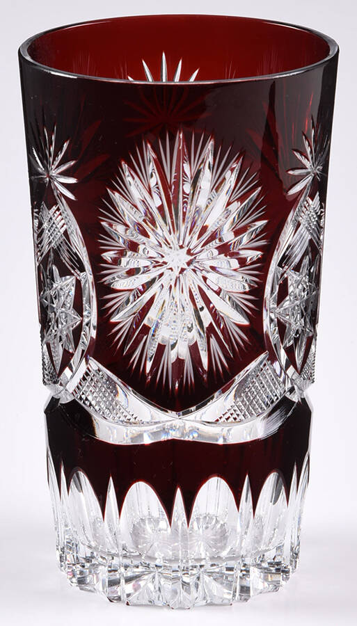 UNK20114 Ruby Flat Tumbler by Unknown Manufacturer-1